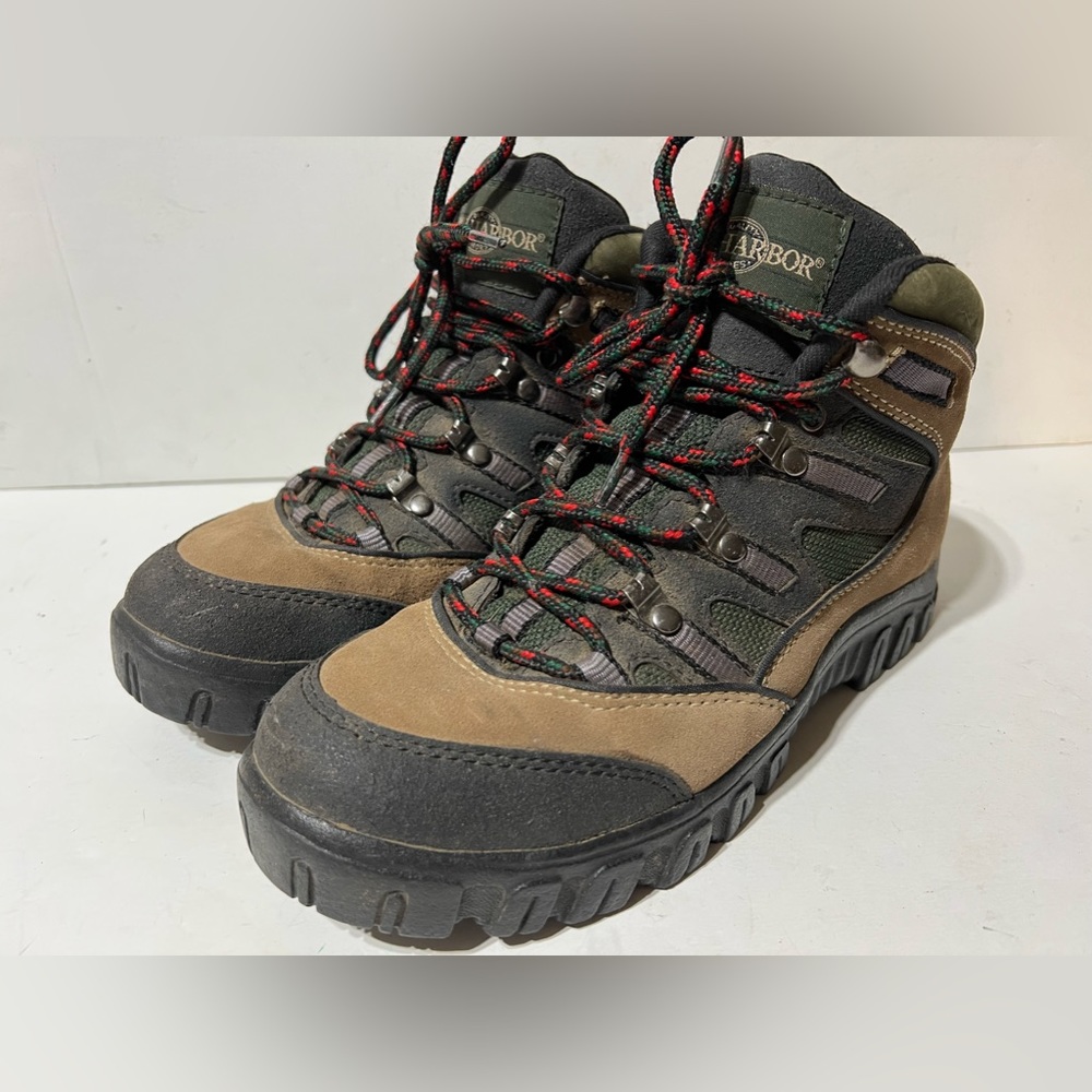 Oak Harbor Denali Womens Boots Hiking Trail lace up Shoes size 7.5 Brown/Black